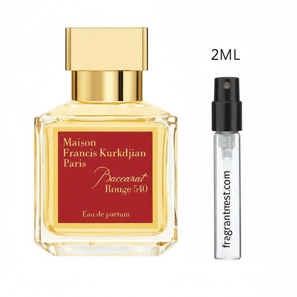 Maison Francis Kurkdjian Baccarat Rouge 540 Eau De Parfum Travel Spray | Sample Fragrant Nest 2mL Sample (30 Sprays)