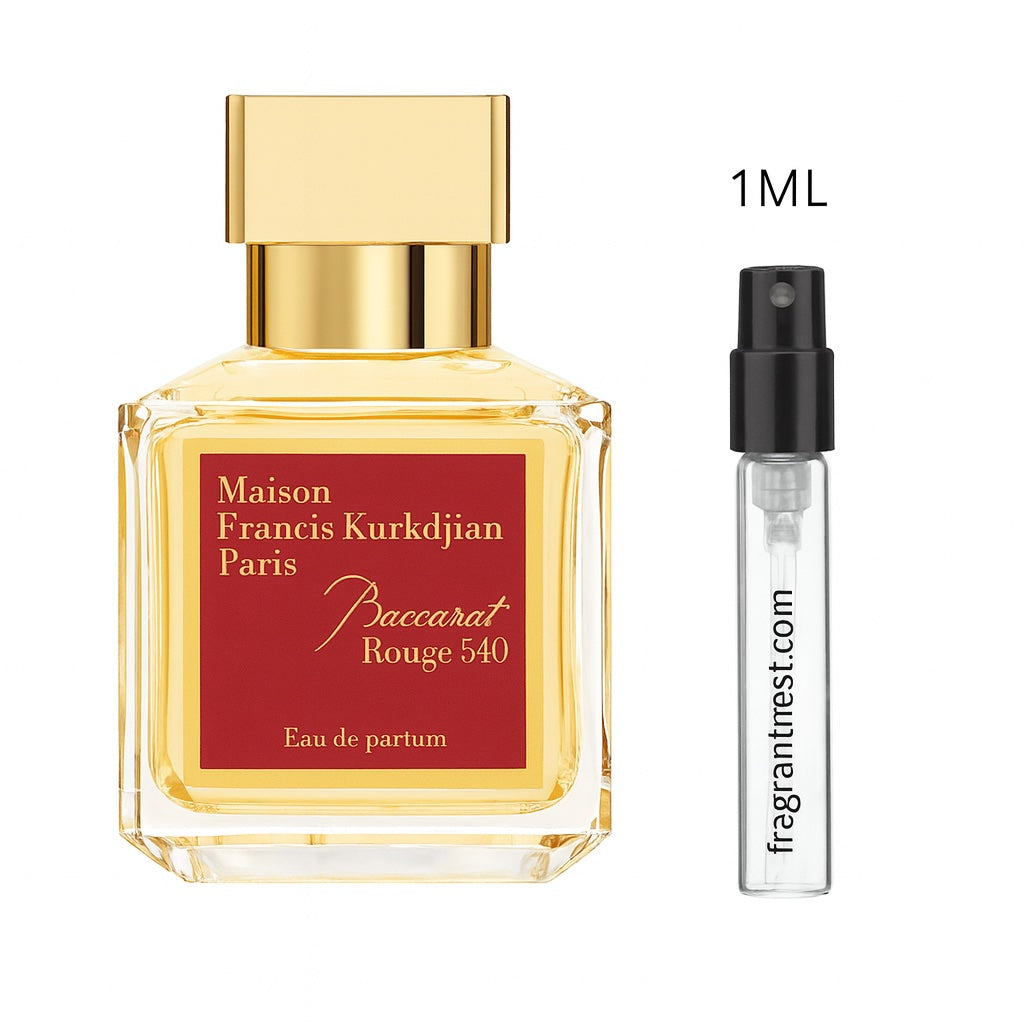 Maison Francis Kurkdjian Baccarat Rouge 540 Eau De Parfum Travel Spray | Sample Fragrant Nest 1mL Sample (15 Sprays)