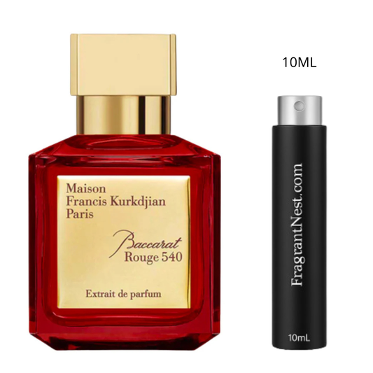 Maison Francis Kurkdjian Baccarat Rouge 540 Extrait De Parfum Travel Spray | Sample Fragrant Nest 10mL Glass Spray (150 Sprays)
