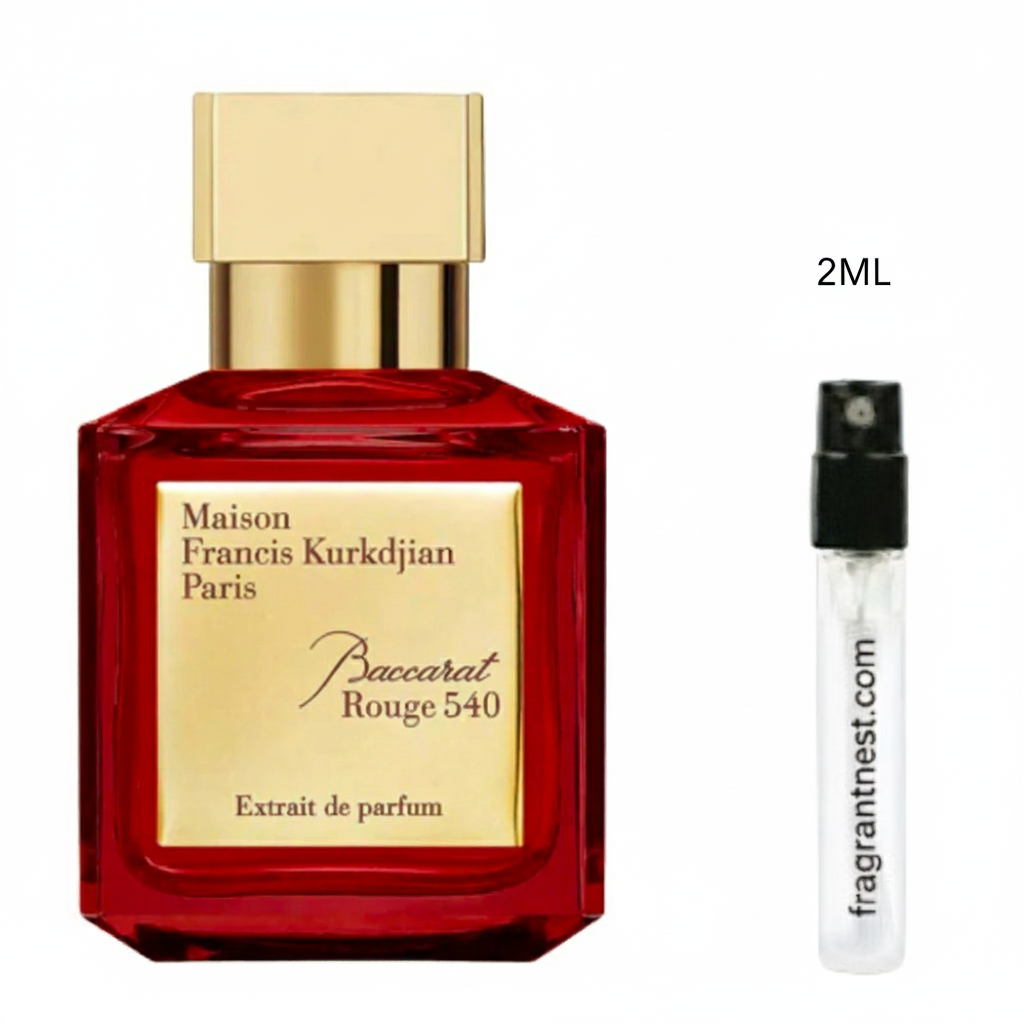 Maison Francis Kurkdjian Baccarat Rouge 540 Extrait De Parfum Travel Spray | Sample Fragrant Nest 2mL Sample (30 Sprays)