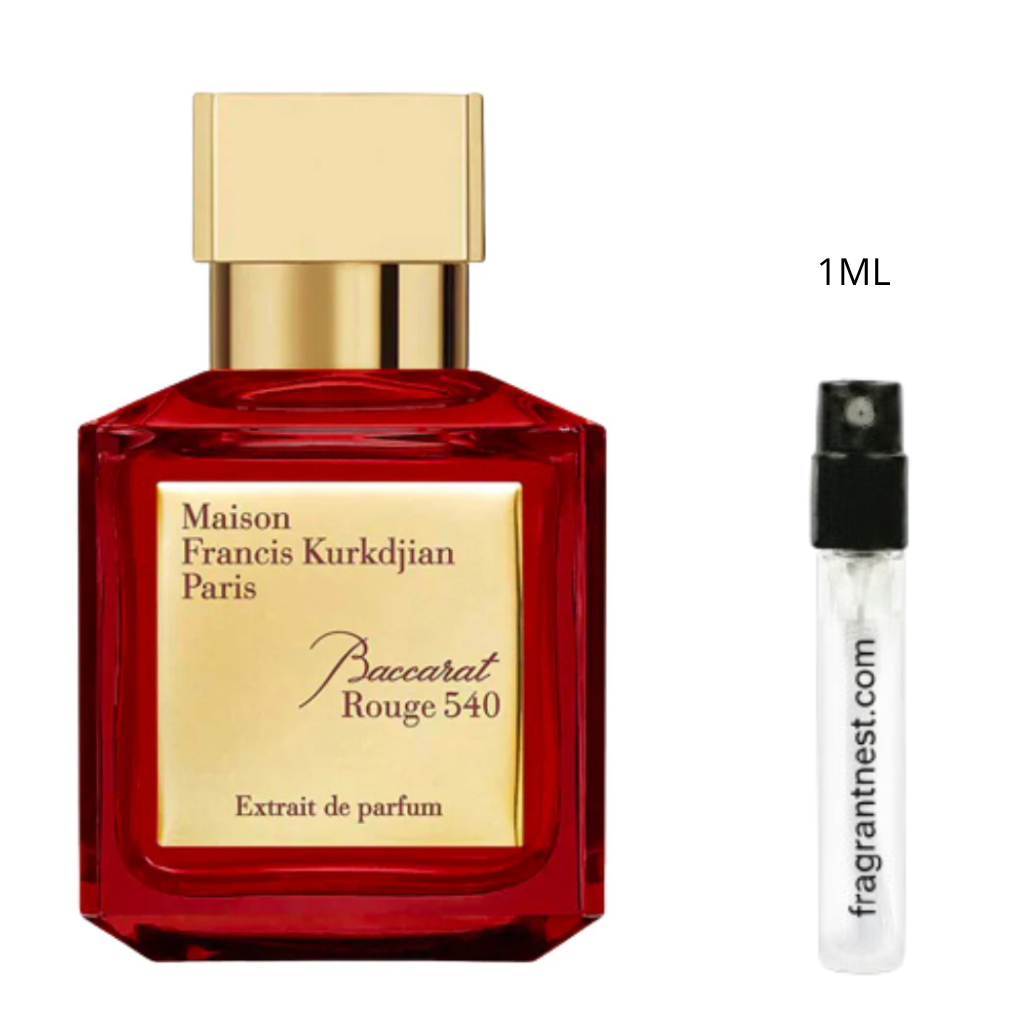 Maison Francis Kurkdjian Baccarat Rouge 540 Extrait De Parfum Travel Spray | Sample Fragrant Nest 1mL Sample (15 Sprays)