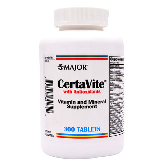 MAJOR Certa-Vite Multivitamins (300 Tablets) Vitamins & Supplements Pasteur Pharmacy