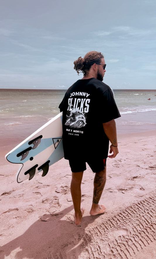 Johnny Slicks Mar Y Mortis Oversized Tee Shirt Johnny Slicks