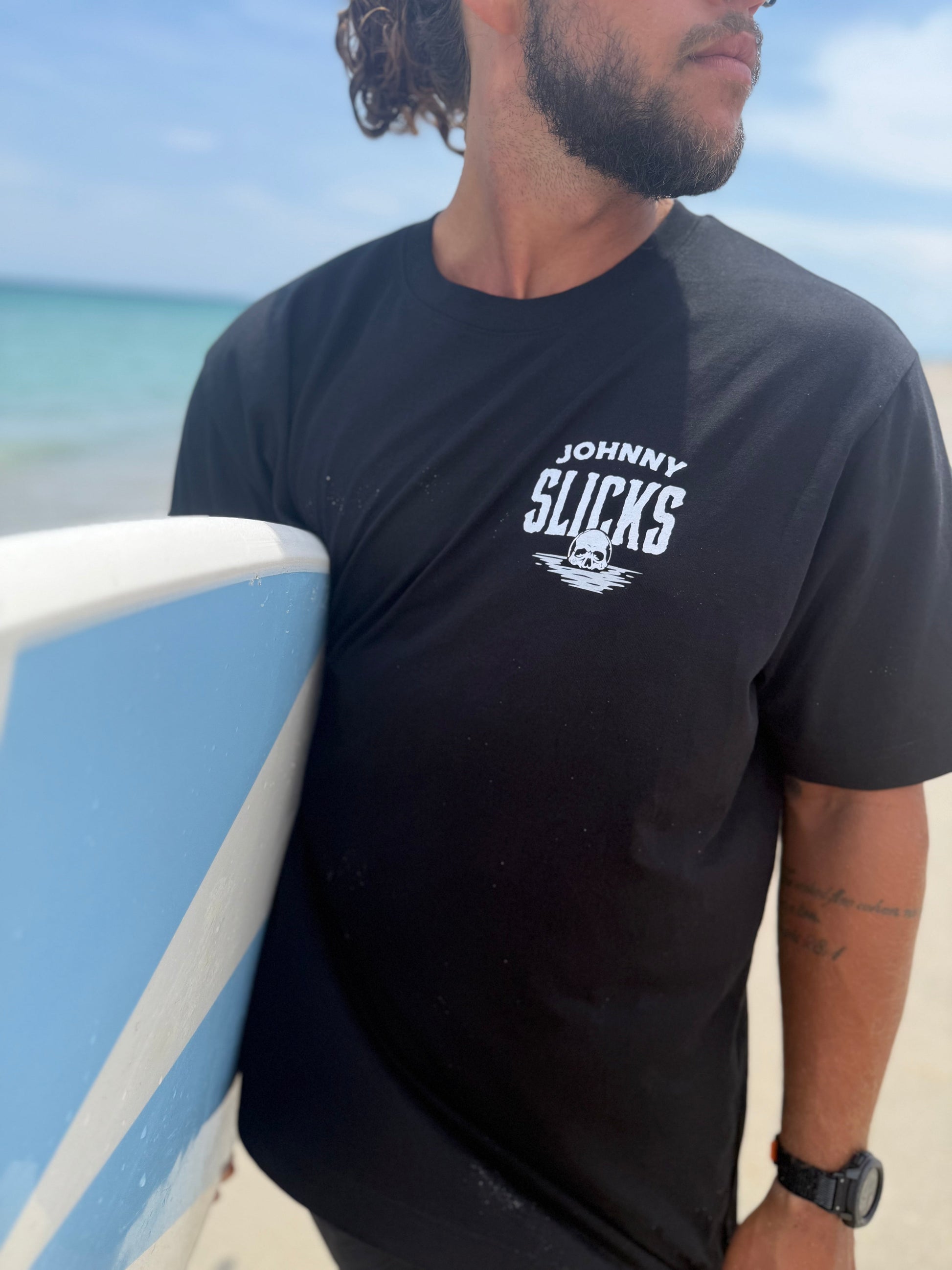 Johnny Slicks Mar Y Mortis Oversized Tee Shirt Johnny Slicks