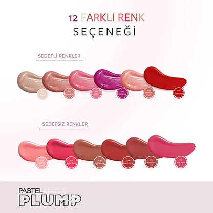 Brillant à lèvres repulpant et ultra-hydratant Pastel Profashion Plump Up - Brillant à lèvres végane et sans cruauté pour l'hydratation et le repulpage
