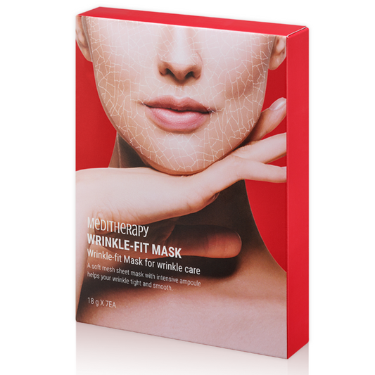 Meditherapy Wrinkle Fit Mask Firming Peptide Sheet Mask 7 Pack