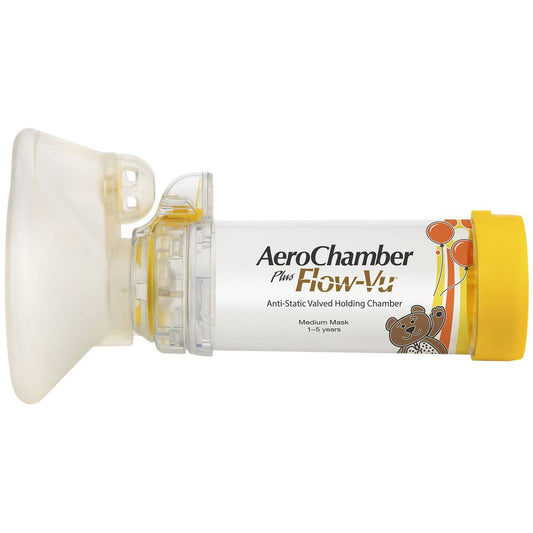 AeroChamber Plus Flow-Vu Chamber with Medium Mask Respiratory Care Pasteur Pharmacy