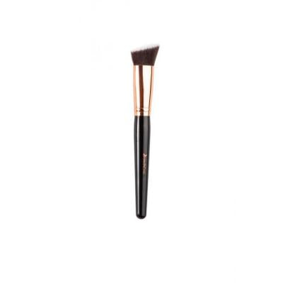 Pinceau de maquillage Kabuki biseauté Nascita pour une application précise - Poils de haute qualité pour fond de teint crème, liquide et poudre