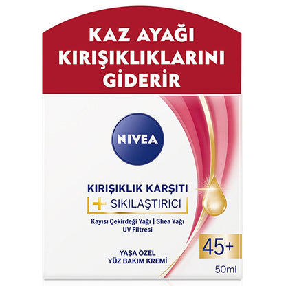 Crème visage anti-rides Nivea pour peaux matures - Raffermissante, protection UV, 50 ml