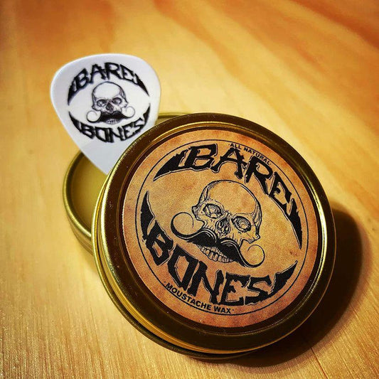 Death Grip Bare Bones All-Natural Medium Hold Mustache Wax 1 oz Mustache Wax Pasteur Pharmacy
