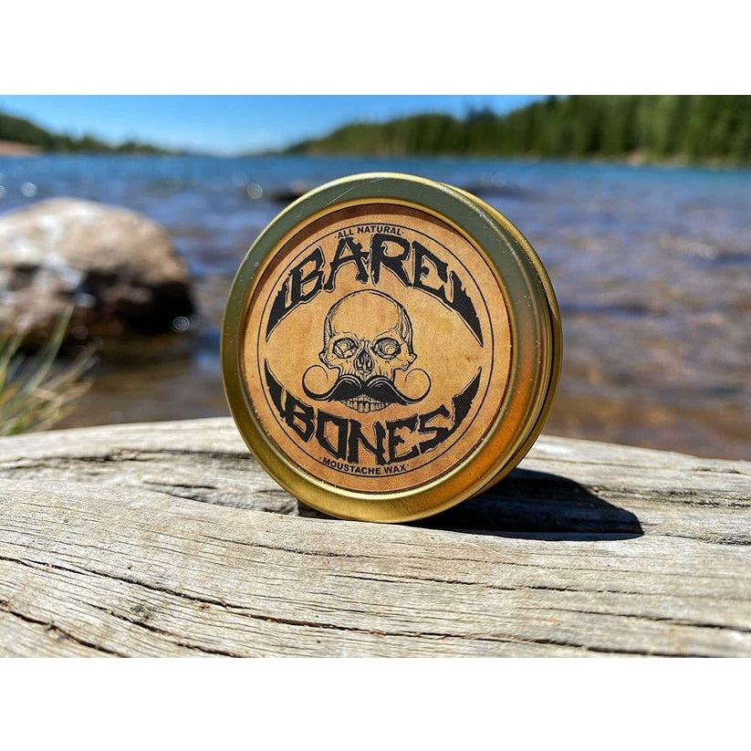 Death Grip Bare Bones All-Natural Medium Hold Mustache Wax 1 oz Mustache Wax Pasteur Pharmacy