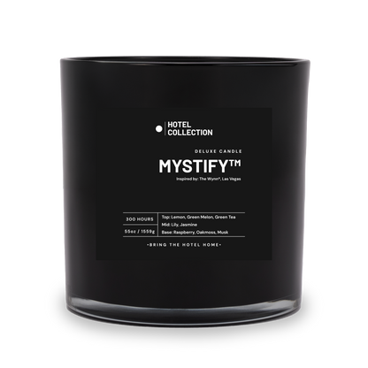 Hotel Collection Deluxe Mystify™ Candle Candle Hotel Collection Black