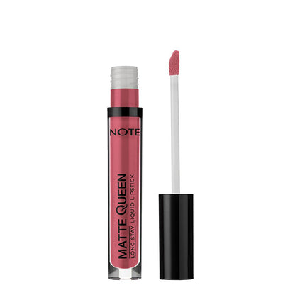 Rouge à lèvres liquide Matte Queen de Note Cosmetics - Couleur intense longue tenue