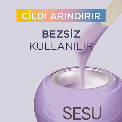 Sesu Boncuk Sir Ağda - Cera depilatoria hipoalergénica con aroma a chicle para piel sensible