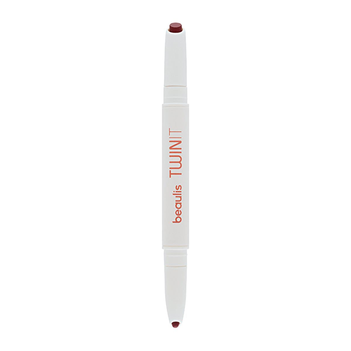 Labial y delineador de doble punta Beaulis: maquillaje multifuncional para un color de labios de larga duración