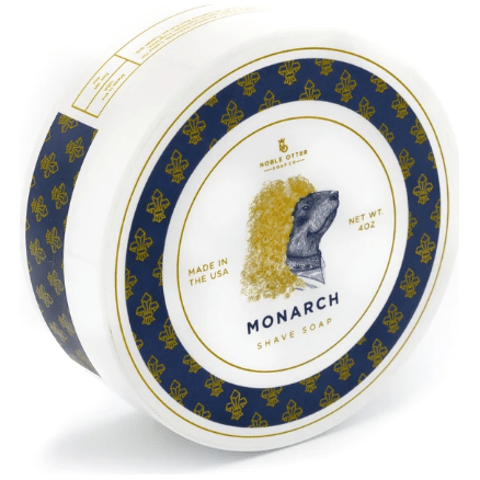Noble Otter Soap Co. Monarch Shaving Collection Shaving Set Pasteur Pharmacy Shaving Soap 4 oz