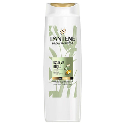 Pantene Pro-V Miracles : Shampoing fortifiant pour réduire la casse – Enrichi en biotine et Pro-V pour réparer les cheveux longs, fragiles et abîmés