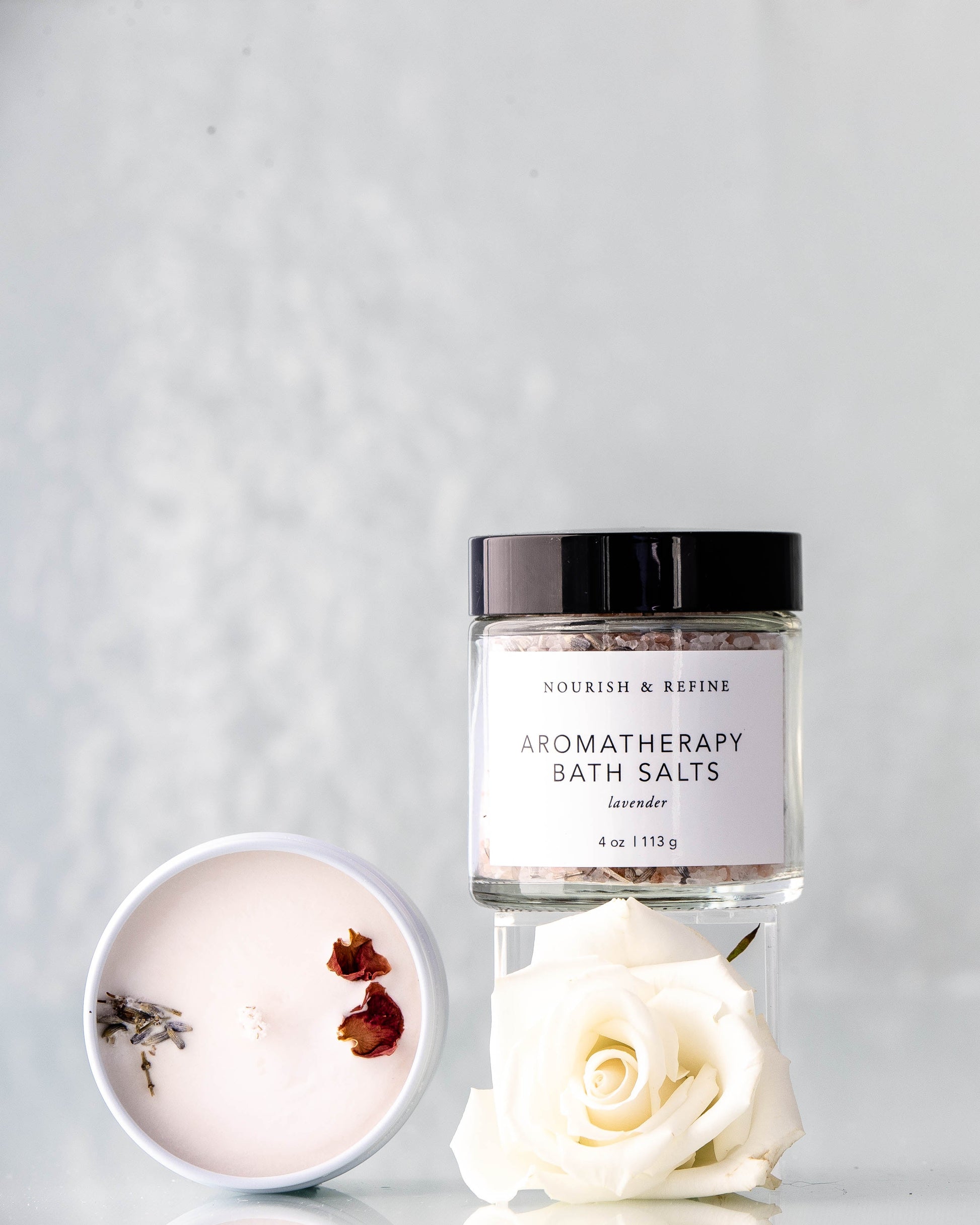 Nourish and Refine Luxury Bath Set Organic Bath Sets Nourish and Refine