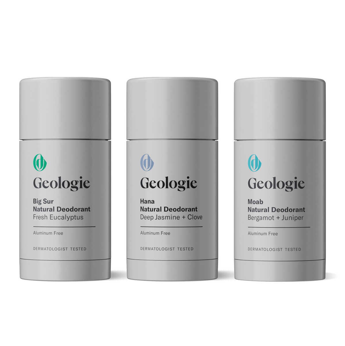 Geologie Natural Deodorant Body Care Geologie Party Pack 3-Pack