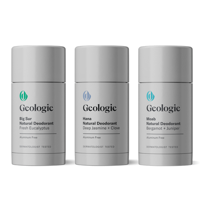 Geologie Natural Deodorant Body Care Geologie Party Pack 3-Pack