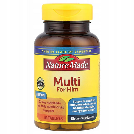 Nature's Measure™ Essential Man – Multivitamin &amp; Mineral Supplement (90 Tablets)