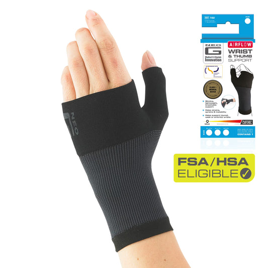 Neo G Airflow Wrist and Thumb Support - Large Supports & Braces Pasteur Pharmacy
