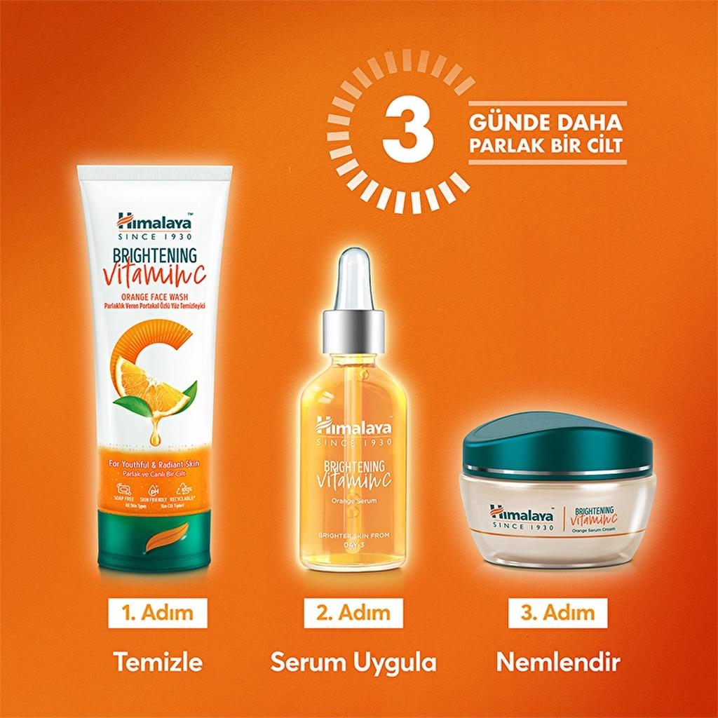 Himalaya Brightening Vitamin C Orange Face Wash 100 ml