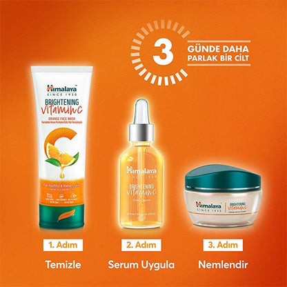 Gel limpiador facial iluminador de vitamina C y naranja Himalaya 100 ml