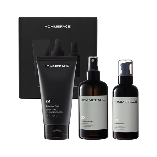 HommeFace Daily Skincare Trio 17.74 oz Skincare Set Pasteur Pharmacy