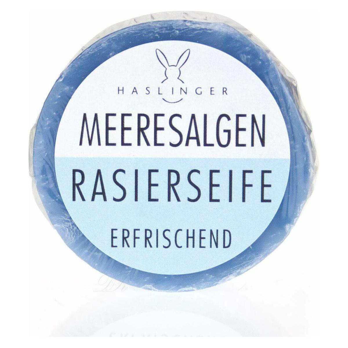 Haslinger Shaving Soap Marine Algae 60g Shaving Soap Pasteur Pharmacy