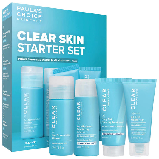 Kit découverte peau nette Dermalogica à l'acide salicylique et au peroxyde de benzoyle - Kit de traitement anti-acné pour une peau plus nette