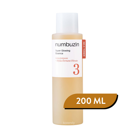 Numbuzin No.3 Super Glowing Essence Toner Brightening Care 200ml