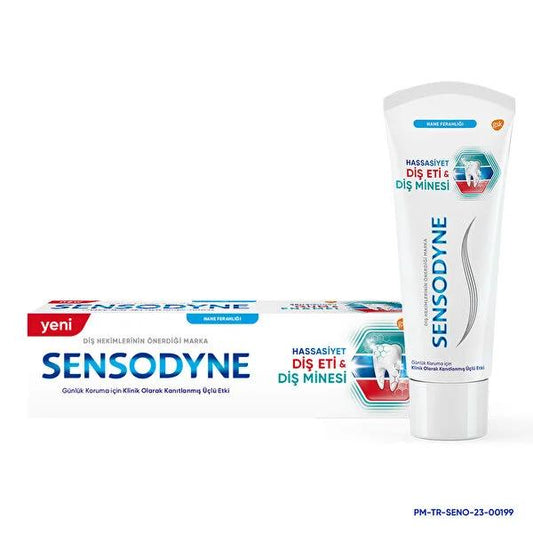 Sensodyne : Dentifrice triple action pour dents sensibles, soin des gencives et renforcement de l'émail - Soulagement cliniquement prouvé 75 ml