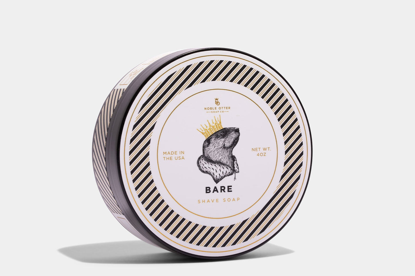 Noble Otter Bare (Unscented) Shave Soap Shaving Soap Noble Otter