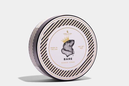 Noble Otter Bare (Unscented) Shave Soap Shaving Soap Noble Otter