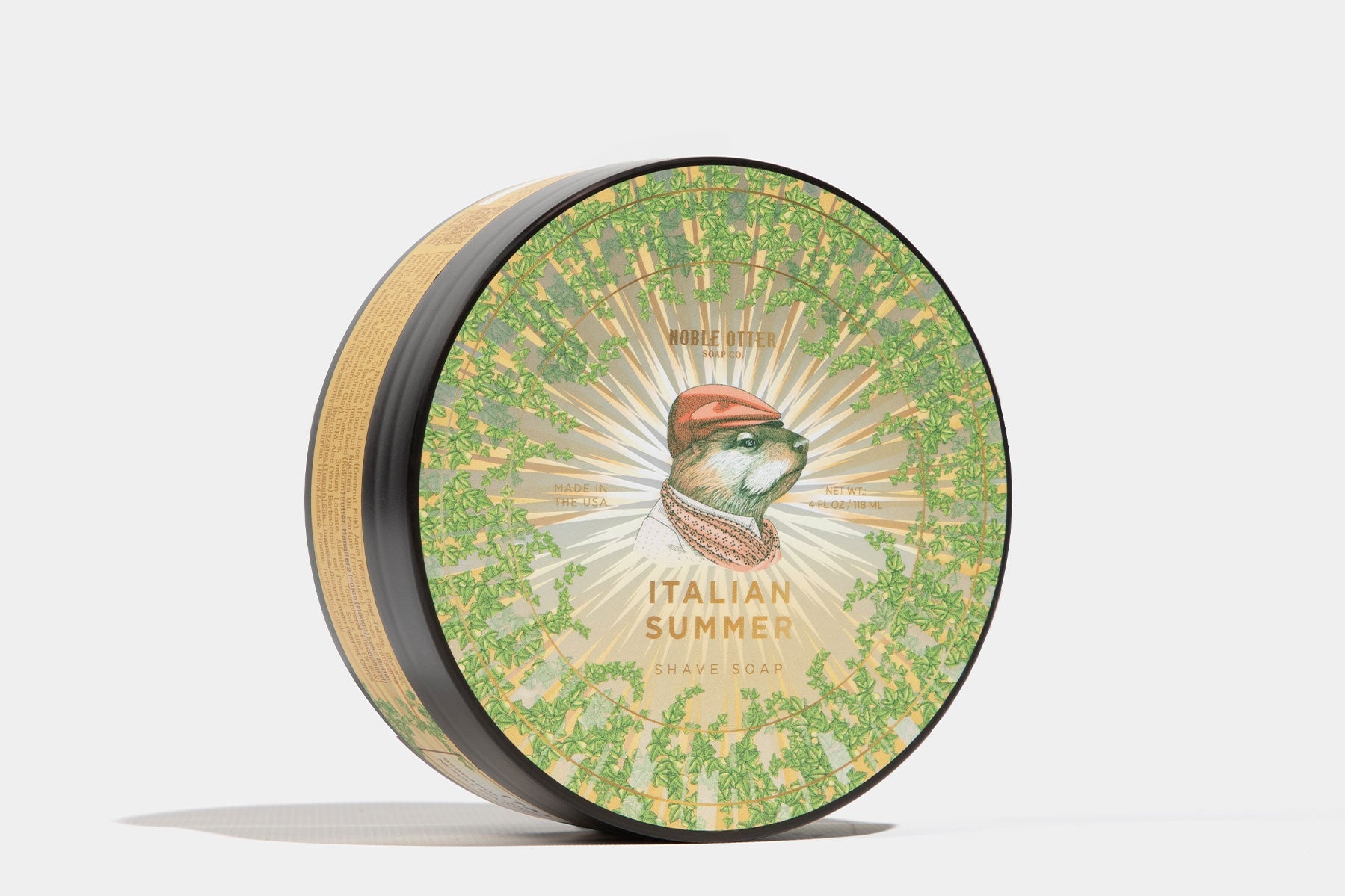 Noble Otter Italian Summer Shave Soap Shaving Soap Noble Otter