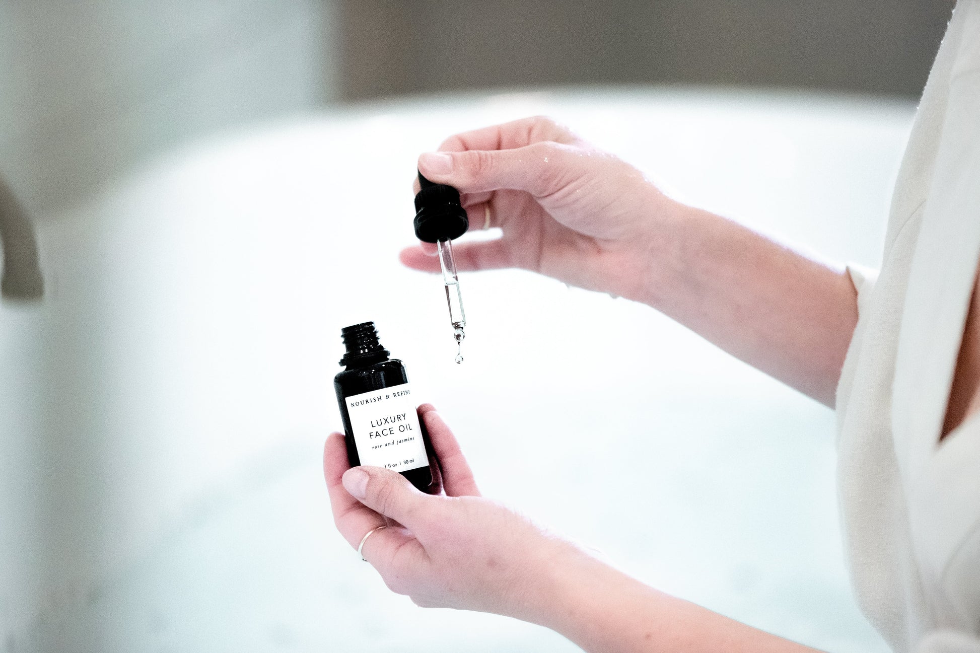 Nourish and Refine Luxury Face Oil Organic Facial Oil Nourish and Refine