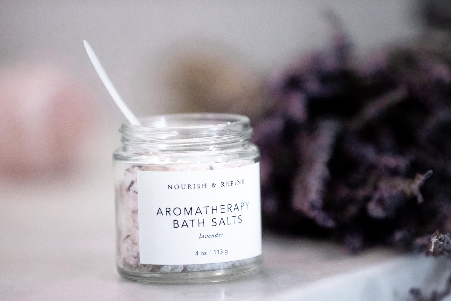 Nourish and Refine Aromatherapy Bath Salts Organic Bath Salts Nourish and Refine