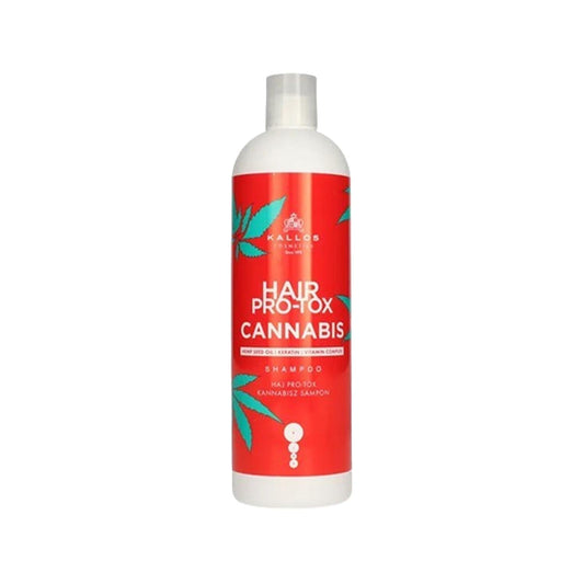 Shampoing au cannabis Kallos Cosmetics - 500 ml Soin capillaire naturel avec formule Pro-Tox