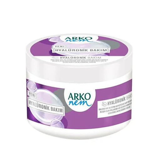 Crema hidratante hialurónica Arko Nem 420 ml - Crema hidratante con ácido hialurónico para piel seca y sensible