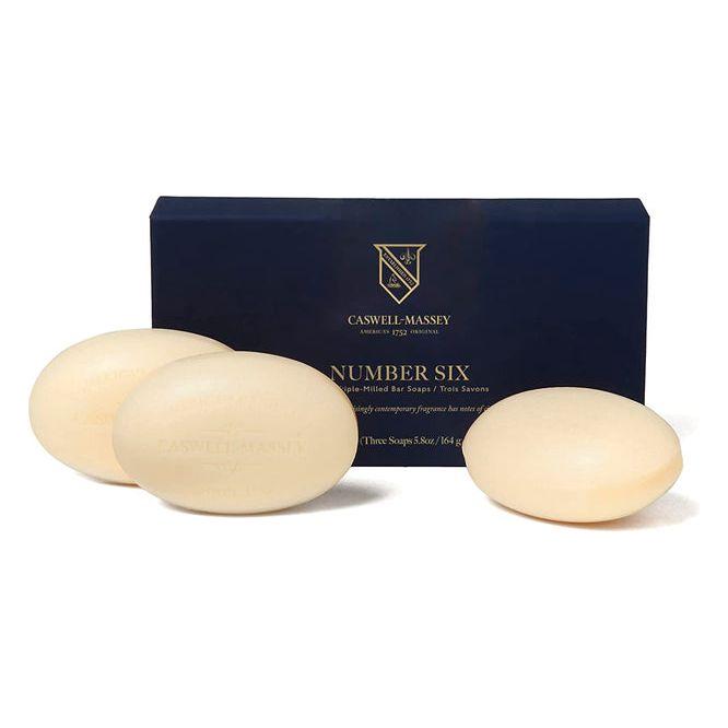 Caswell Massey Heritage Triple-Milled Bar Soaps Set of Three 5.8oz Collection Bar Soap Pasteur Pharmacy Heritage Ros