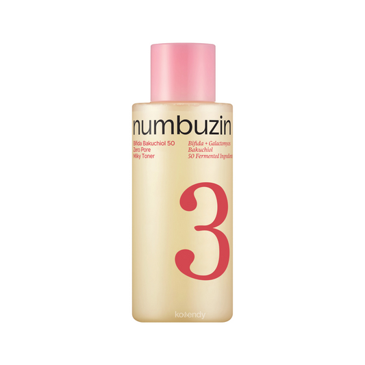 Numbuzin No.3 Bifida Bakuchiol 50 Zero Pore Milky Toner 200ml