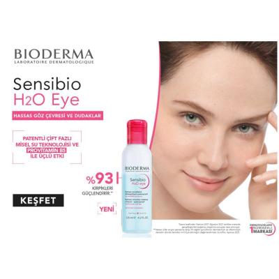Bioderma Sensibio H2O - Gentle Micellar Eye Makeup Remover for Sensitive Eyes - Hypoallergenic & Fragrance-Free - Cleanses & Soothes (4.23 fl oz)