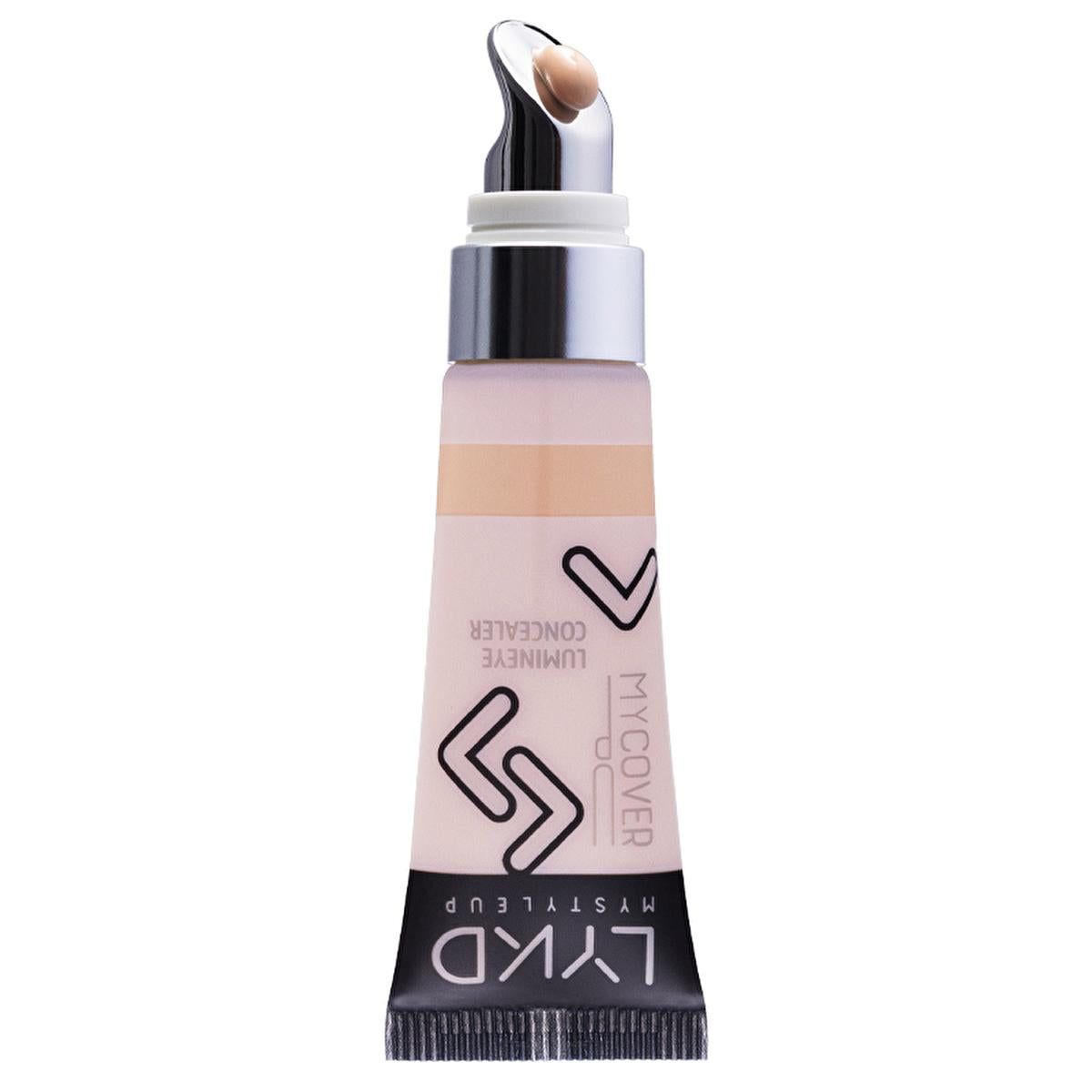 Anti-cernes à embout métallique LYKD pour une couvrance parfaite - Haute couvrance, longue tenue, effet rafraîchissant