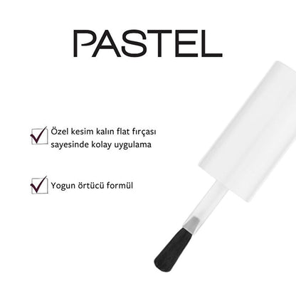 Esmalte de uñas Pastel 406 - Esmalte de larga duración para un color resistente