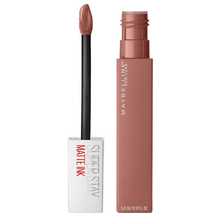 Rouge à lèvres liquide Super Stay Matte Ink de Maybelline New York - Longue tenue, fini mat, sans transfert, 65 Seductress