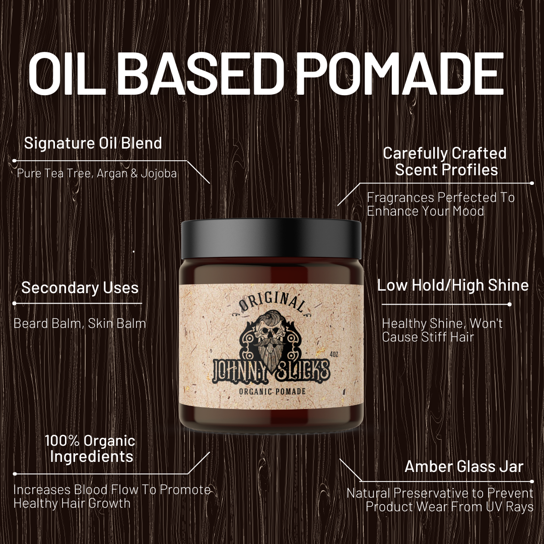 Johnny Slicks Organic Oil Based Pomade Pomade Johnny Slicks
