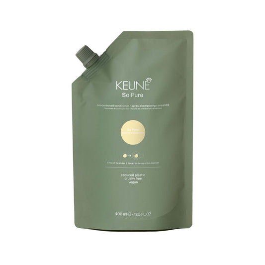 Keune So Pure Clarify: Purifying Hair Cream Conditioner - Detox, Cleanse & Balance Oily Hair - Natural & Gentle - 400ml Refill