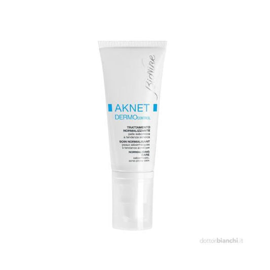 BioNike Aknet Dermo Control : Traitement pour peaux grasses et à tendance acnéique - Réduction du sébum et des imperfections, matifiant, acide glycolique - Soin dermatologique