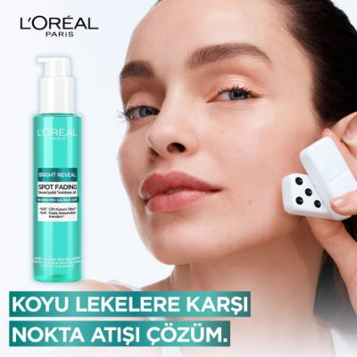 L'Oréal Paris Bright Reveal: Gel limpiador facial con niacinamida y ácido salicílico - Control de imperfecciones, iluminador, para piel sensible y con tendencia al acné